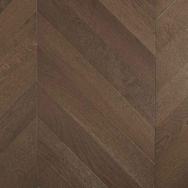 Dark Brown Chevron De Marque